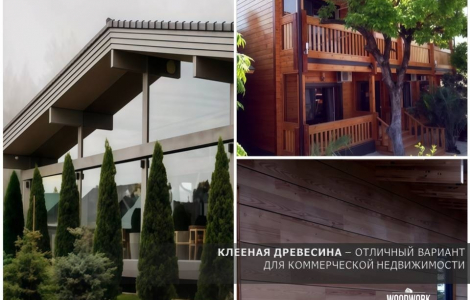 Клееная древесина - отличный вариант для коммерческой недвижимости